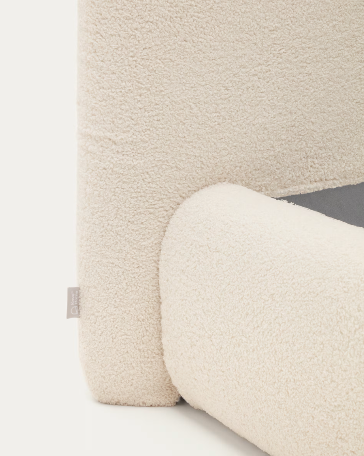 Eenpersoonsbed MARTINA baranek écru