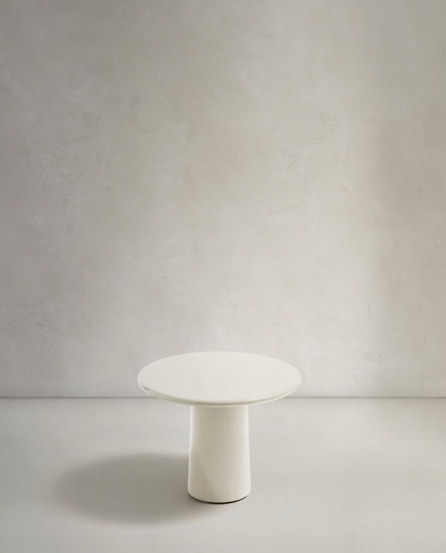 Witte cementen salontafel ALBANELLA