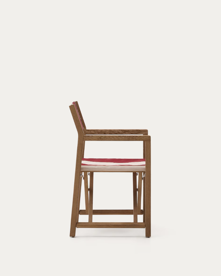 Folding chair of Vilara Bordo-Bega with an acacia base