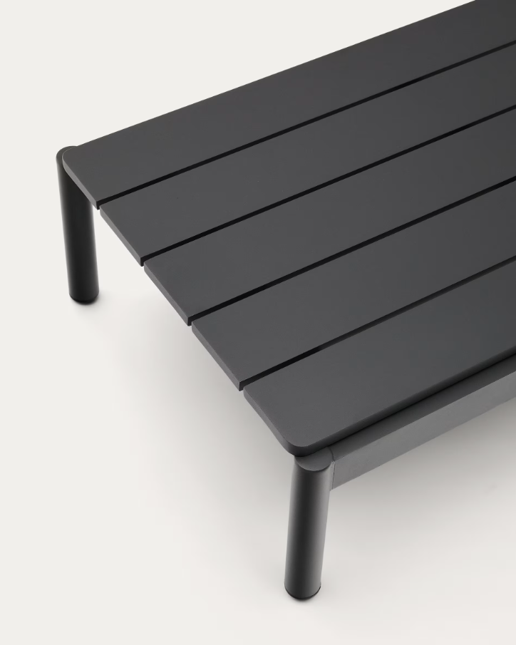 Buiten koffie tafel SORELLS zwart aluminium