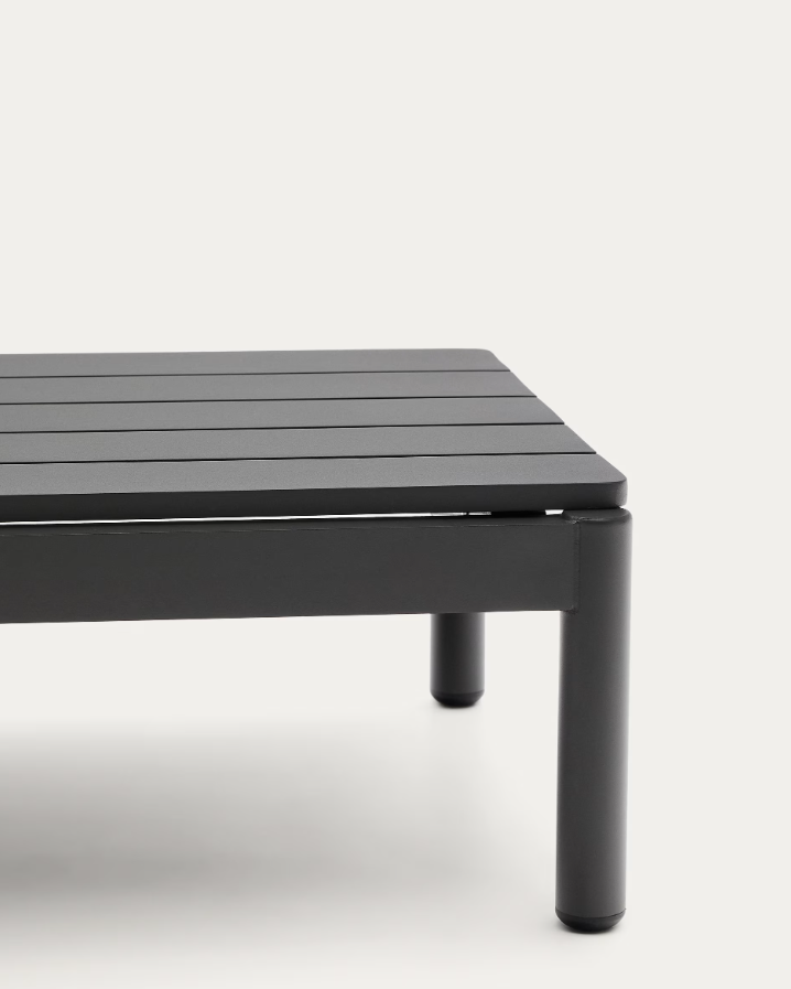 Buiten koffie tafel SORELLS zwart aluminium