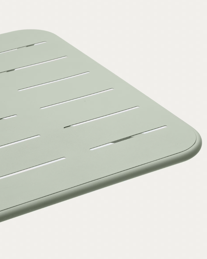 Tuin tafel BRAI olijfkleurig staal