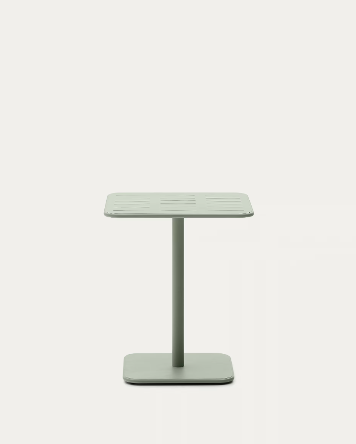 Tuin tafel BRAI olijfkleurig staal