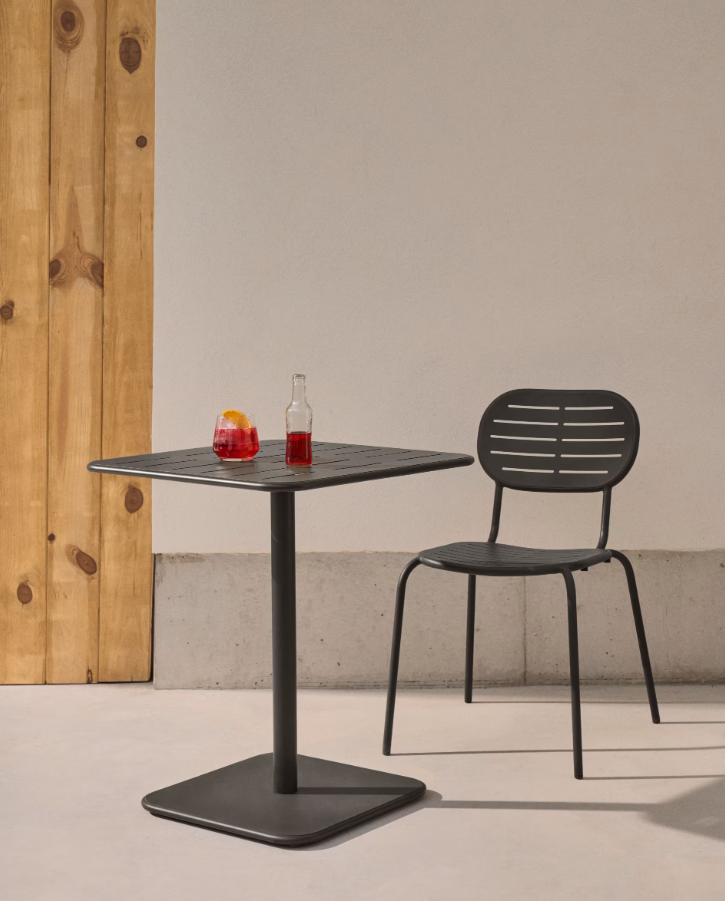 Gartentisch Brai Graphitstahl