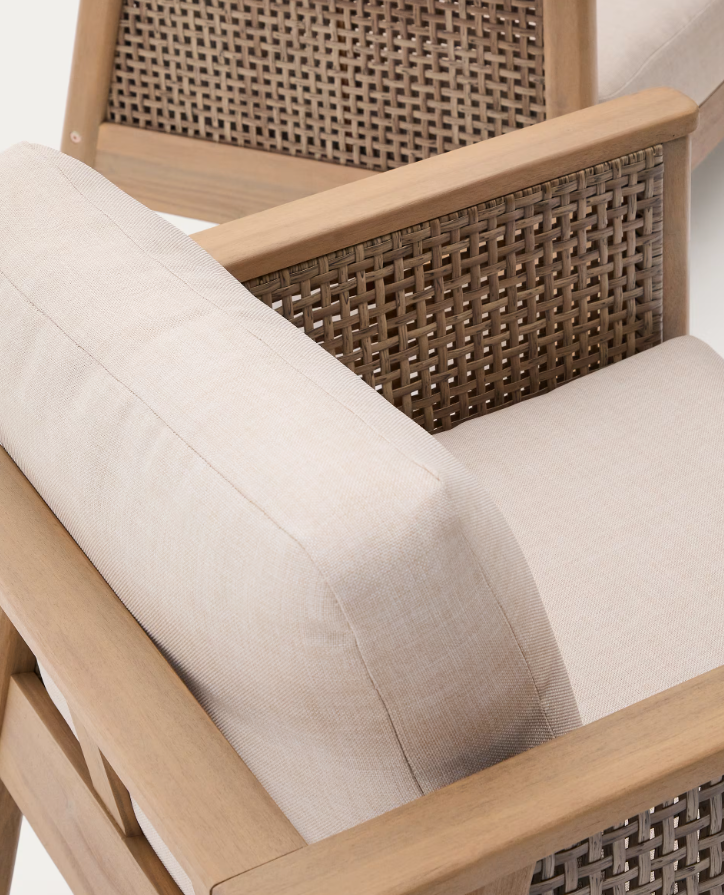 Set of garden furniture alabe acacia wood