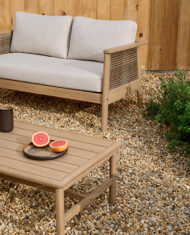 Set of garden furniture alabe acacia wood