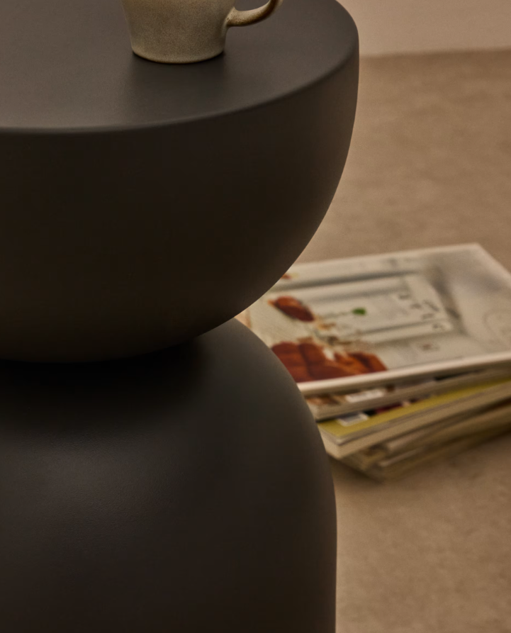 Zijtafel RACHELL matgrijs