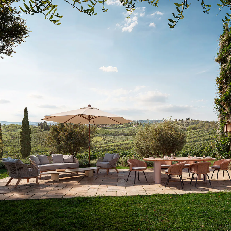 Buitenstoel NOLAN van riet