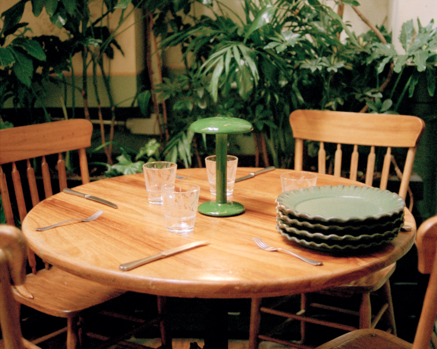 Tragbare Lampe GUSTAVE RESIDENTIAL grün