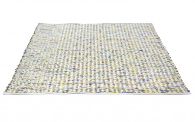 Vloerkleed GRAIN beige-blauw