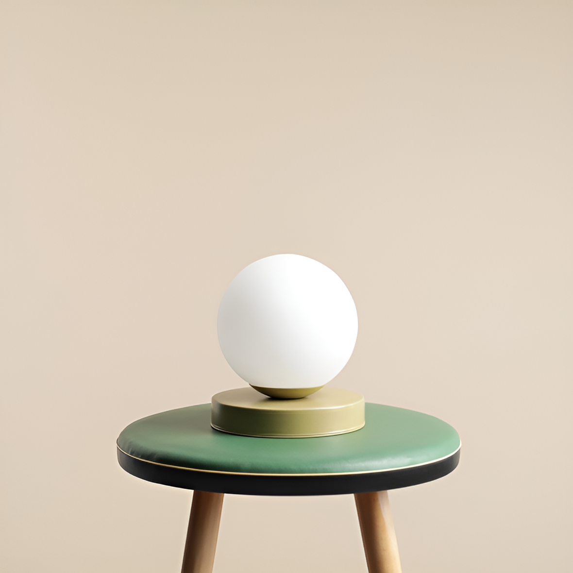 Pistachio ball table lamp