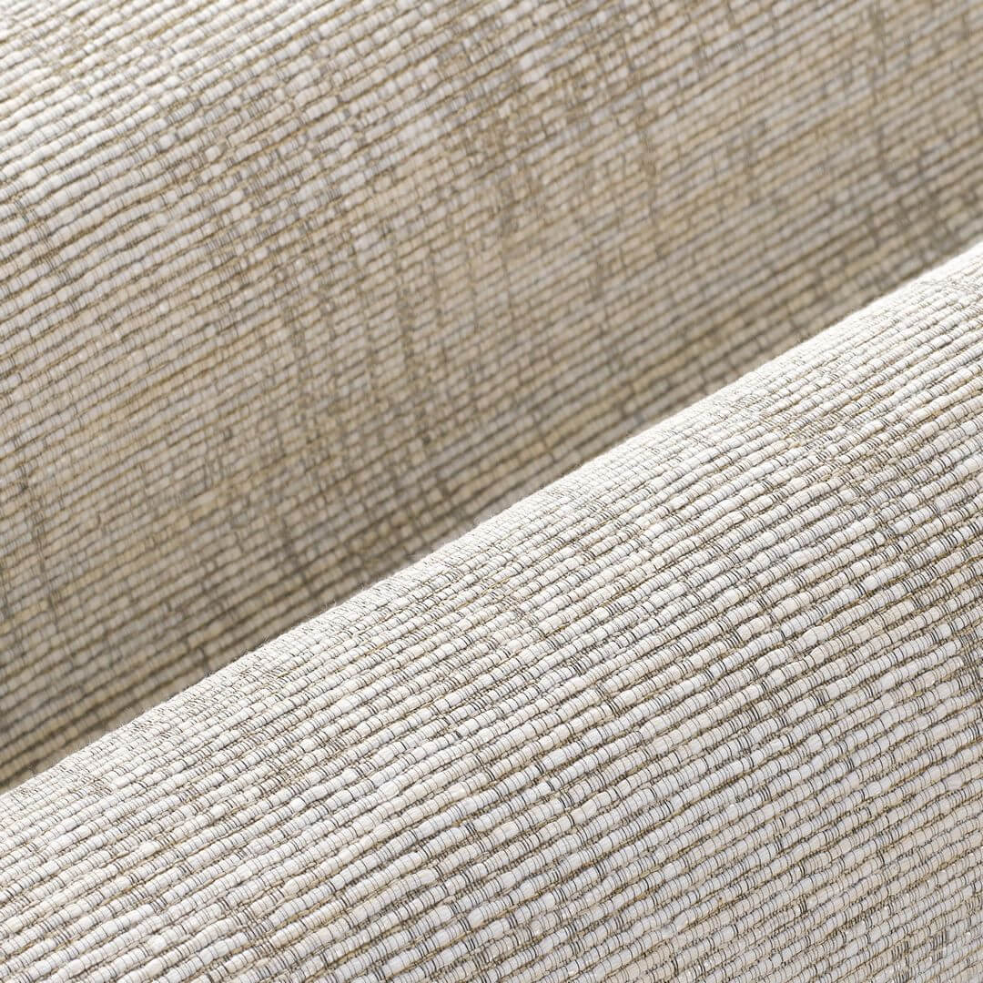 Textile wallpaper with a structural canvas look ORCADE - PEARL dirty pearl