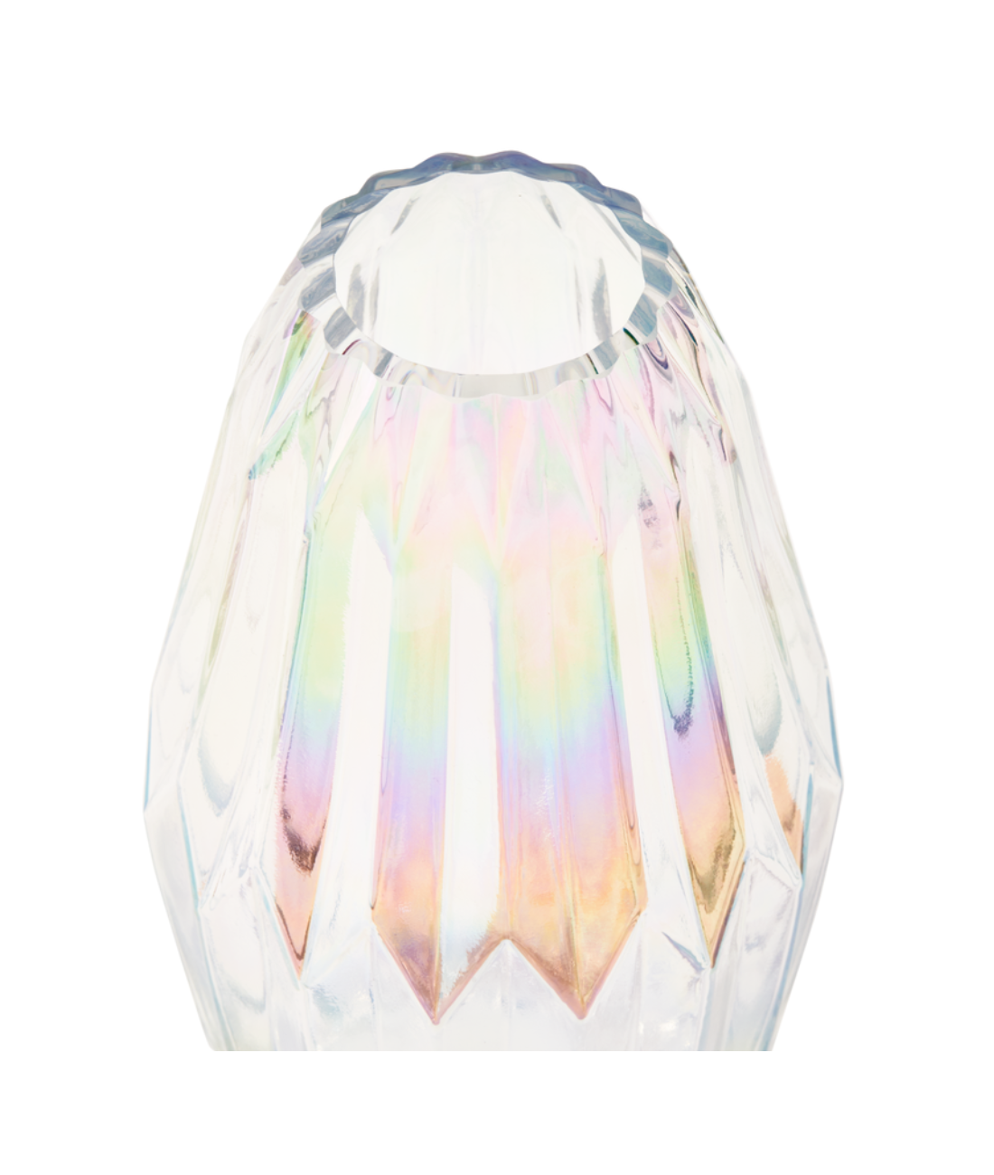 FOLDS GLASS Vase transparent