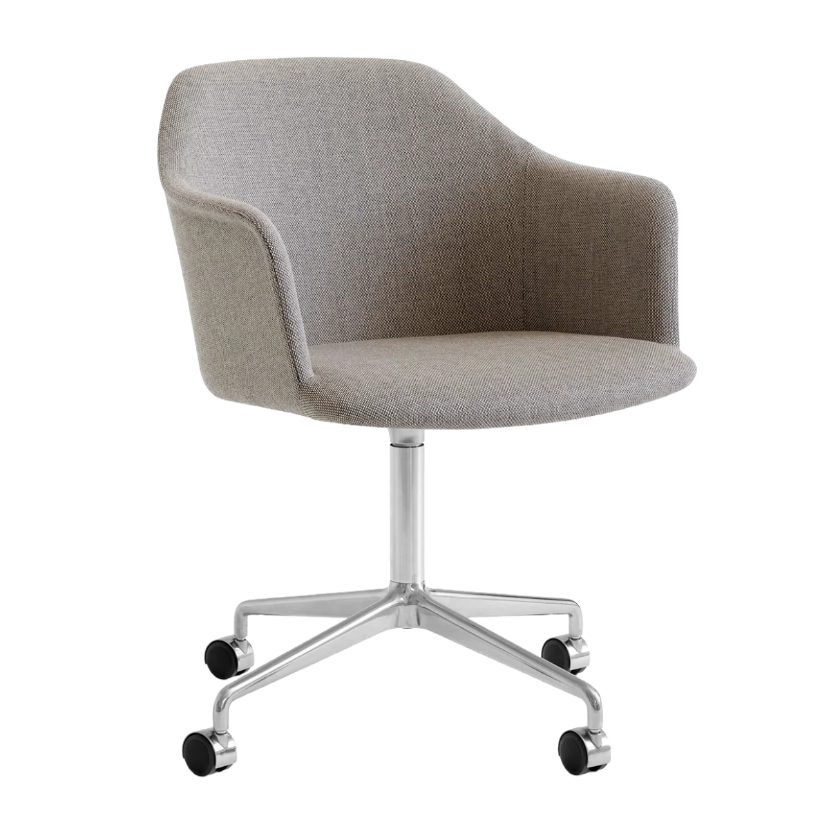 Bureau stoel RELY HW50 gestoffeerd met aluminium basis