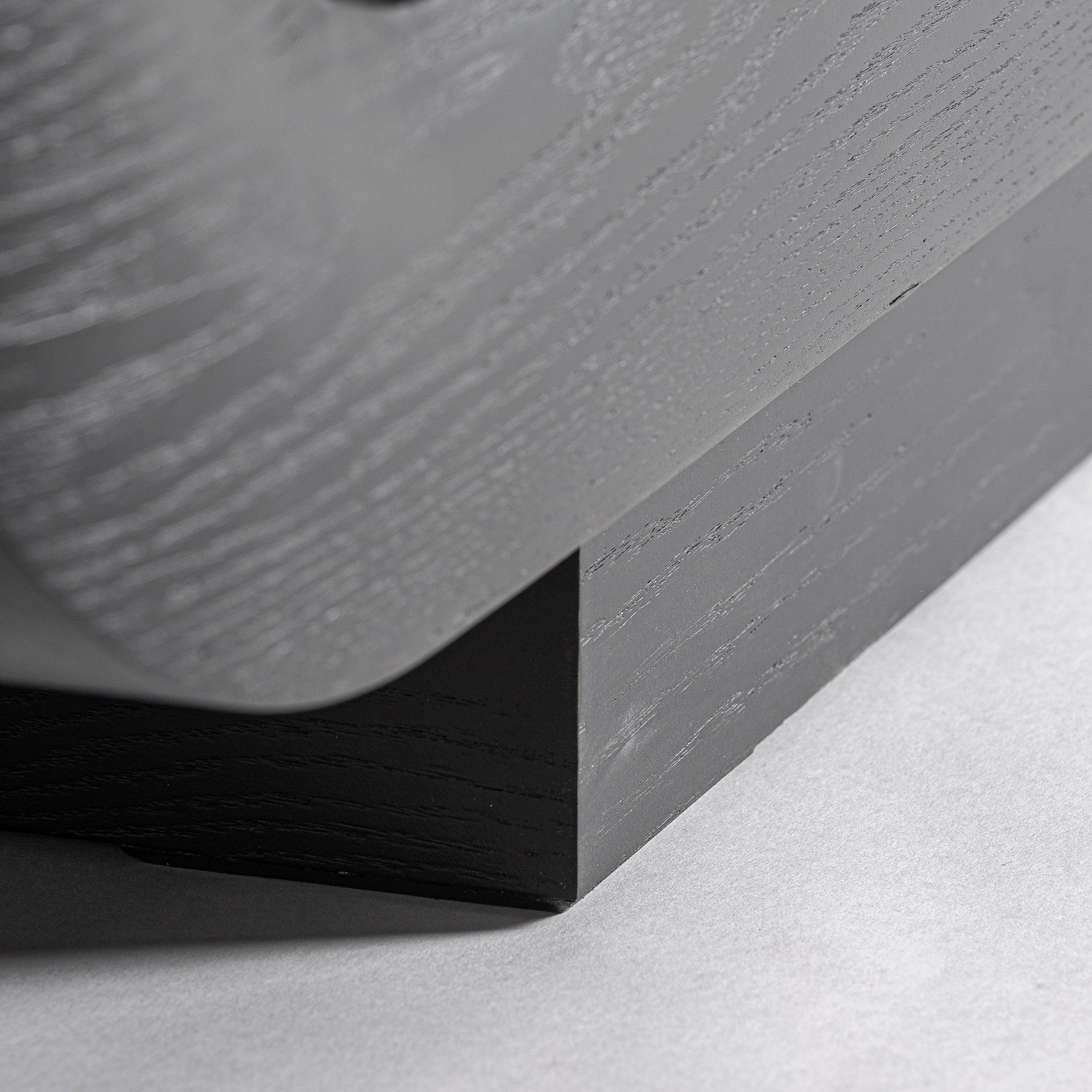 CHAMONIX Chest of Drawers in Black Oak Wood