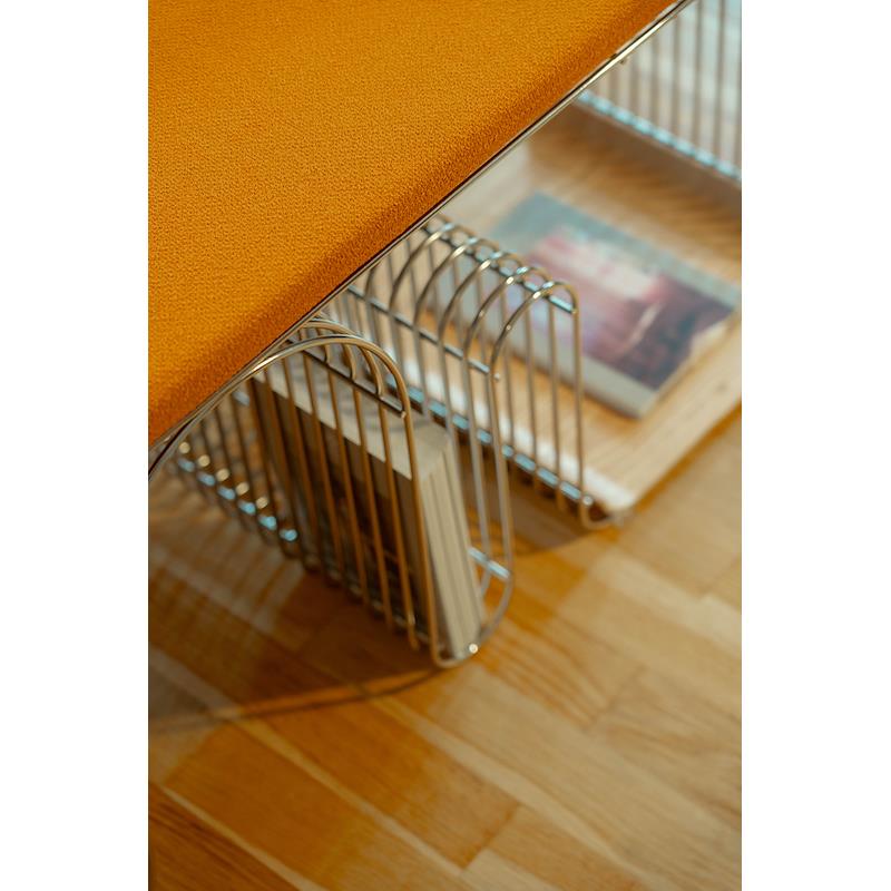 Zitkussen CURVA bruin bouclé