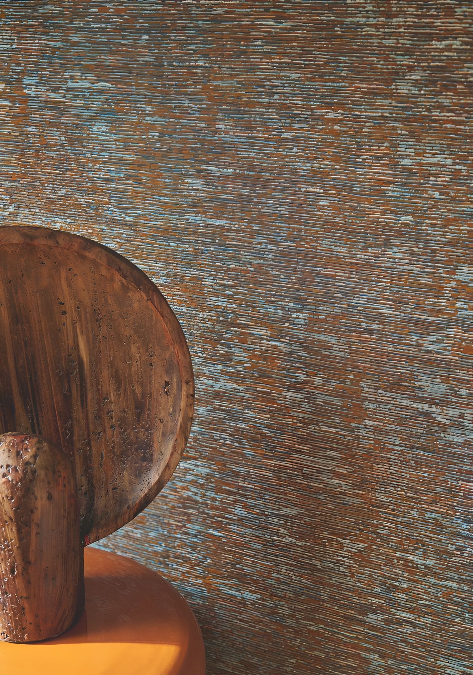 Structuurtextielbehang ARTOIS - MARINE donkerblauw