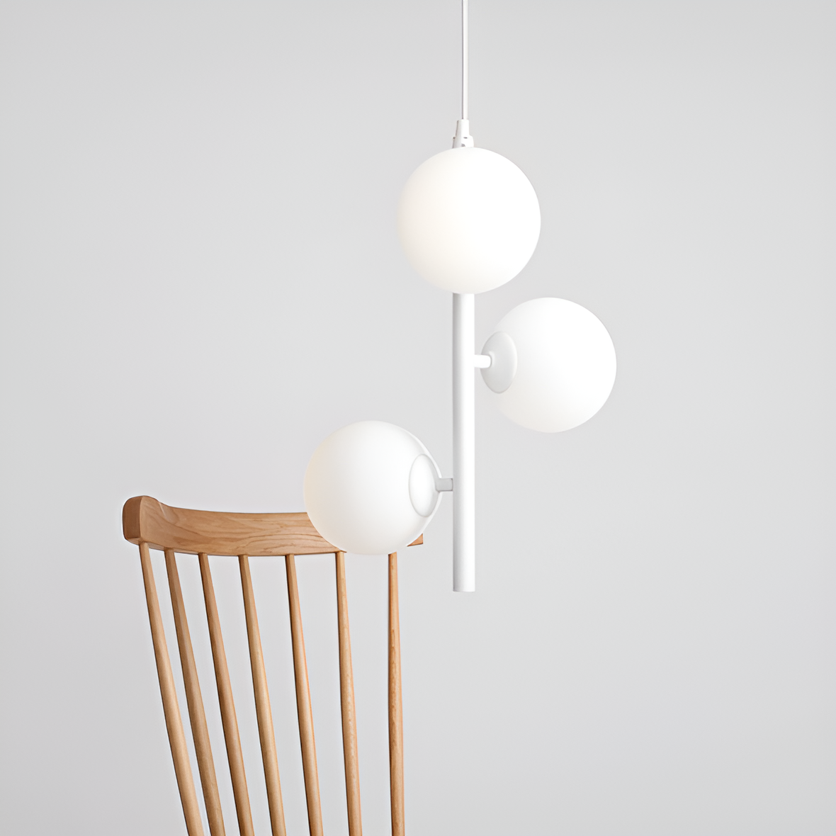 Hängelampe FINN TRIO weiß