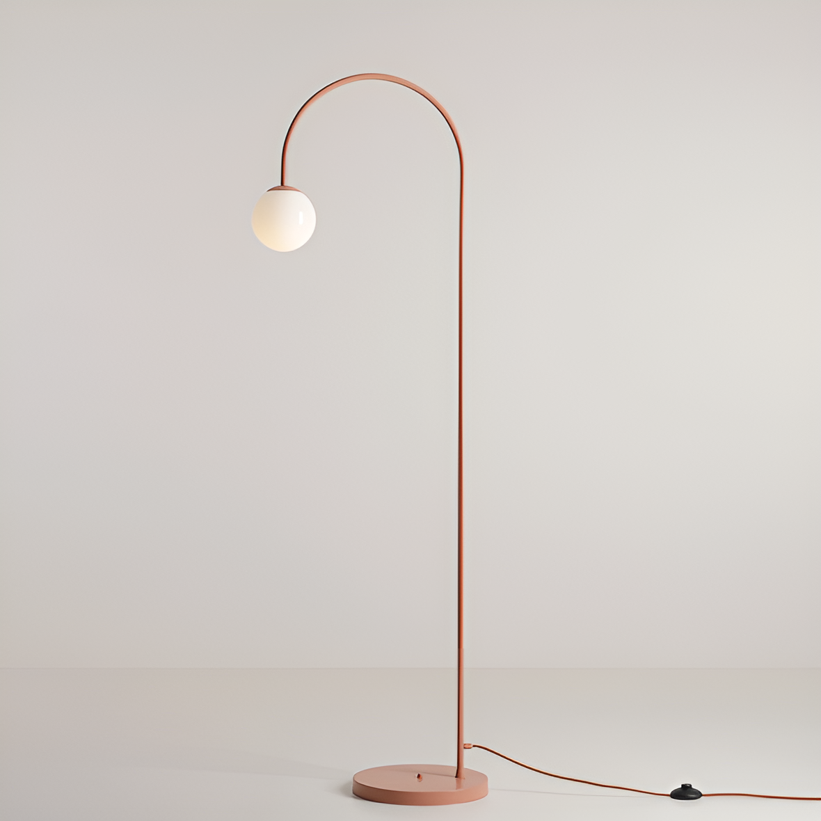 Lampa podłogowa UNA koralowy