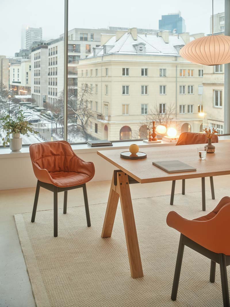 Stoel BALTIC SOFT DUO houten basis