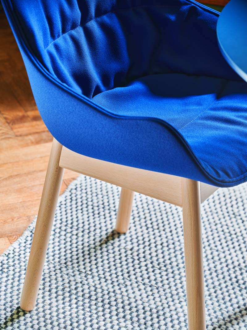 Stoel BALTIC SOFT DUO houten basis