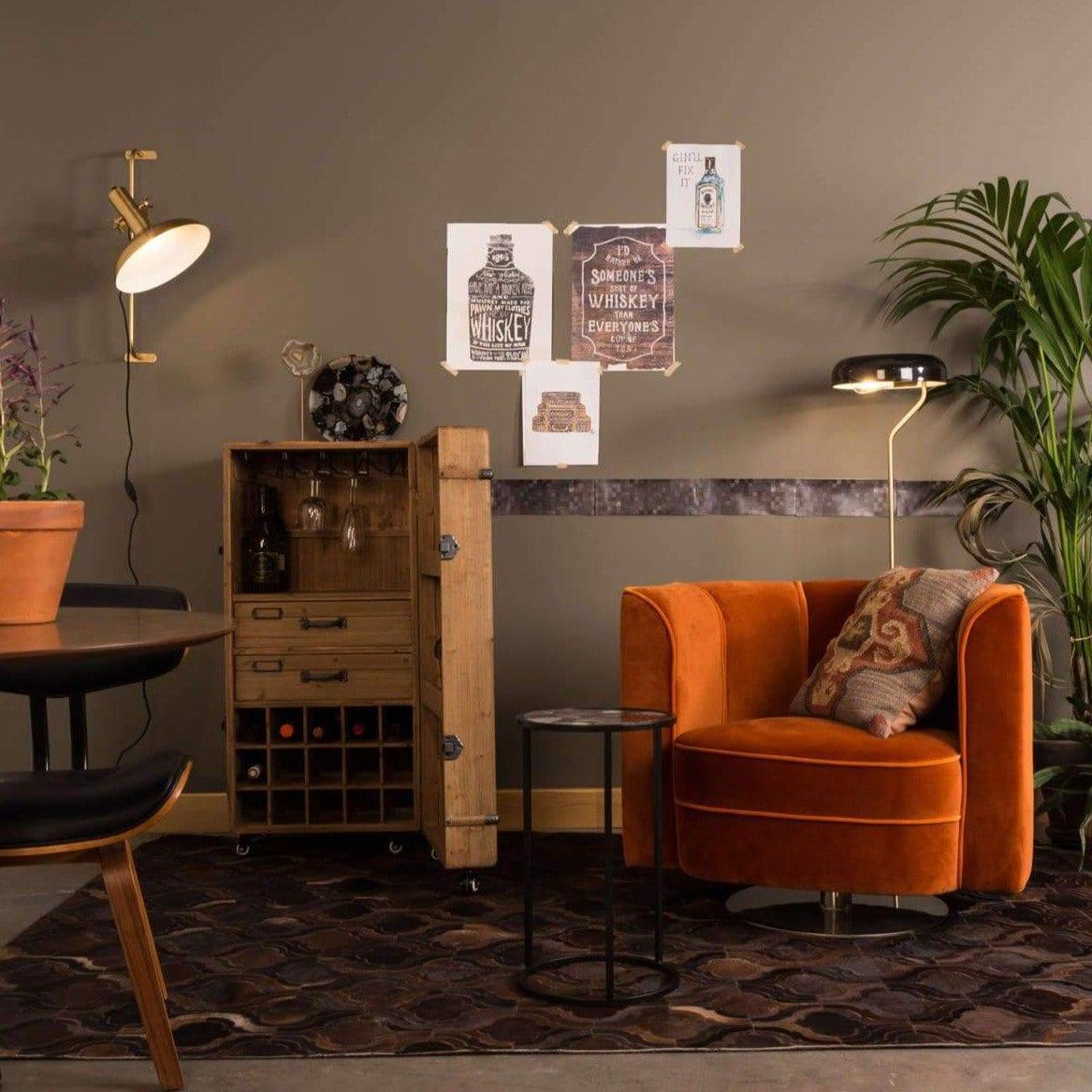 Barek vintage LICO drewniany Dutchbone    Eye on Design