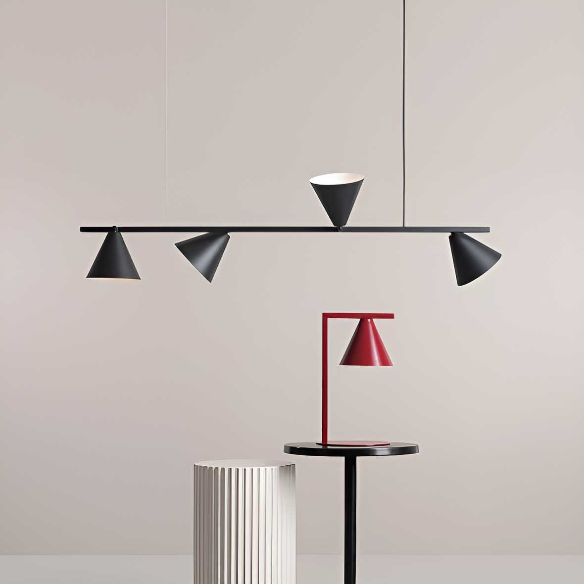 Hanglamp FORM QUATRO zwart