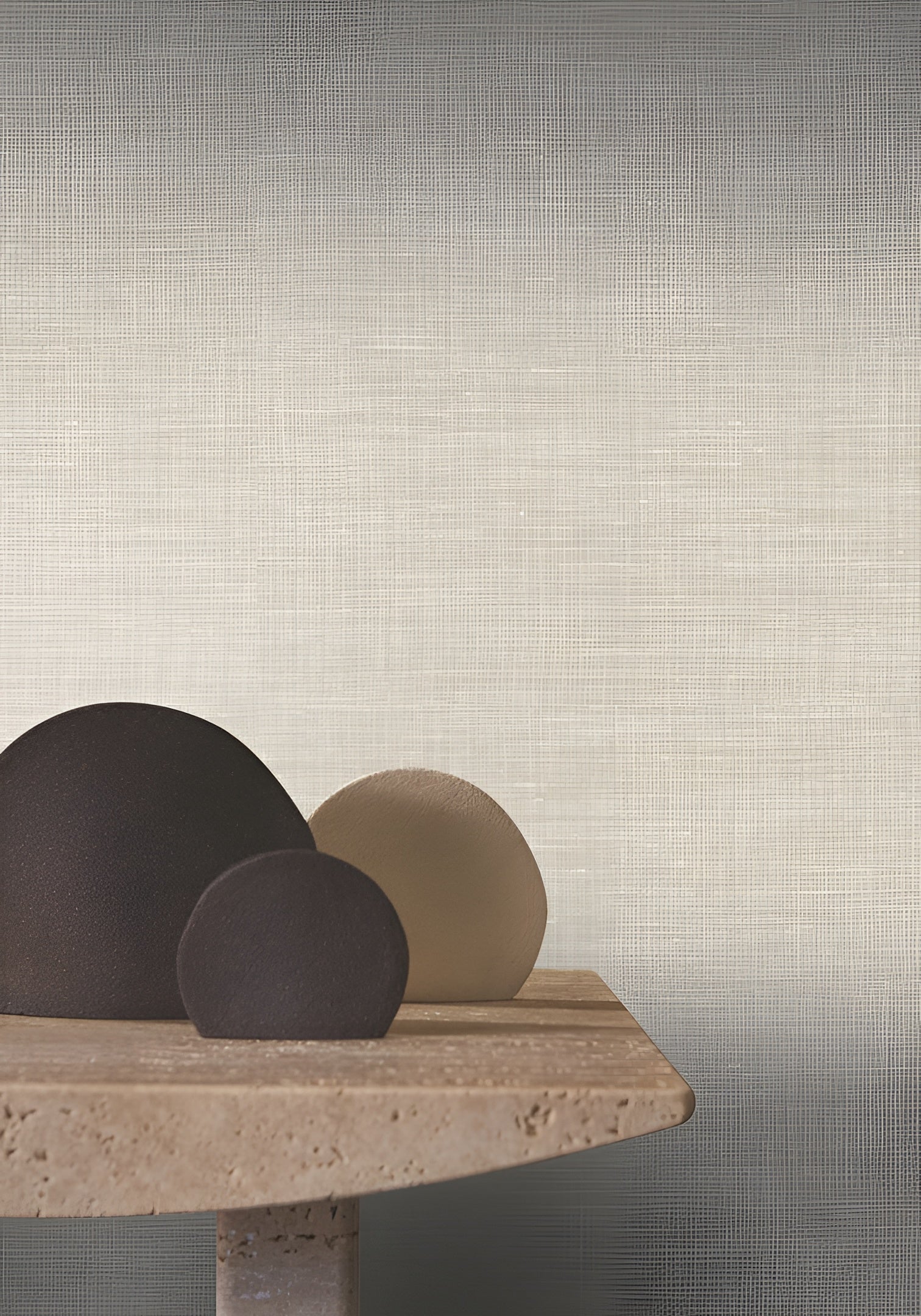 Structuurverf die linnen doek imiteert SHINOK - FICELLE gedempt beige