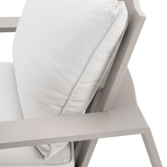 Buitenfauteuil BELLE VUE gebroken wit