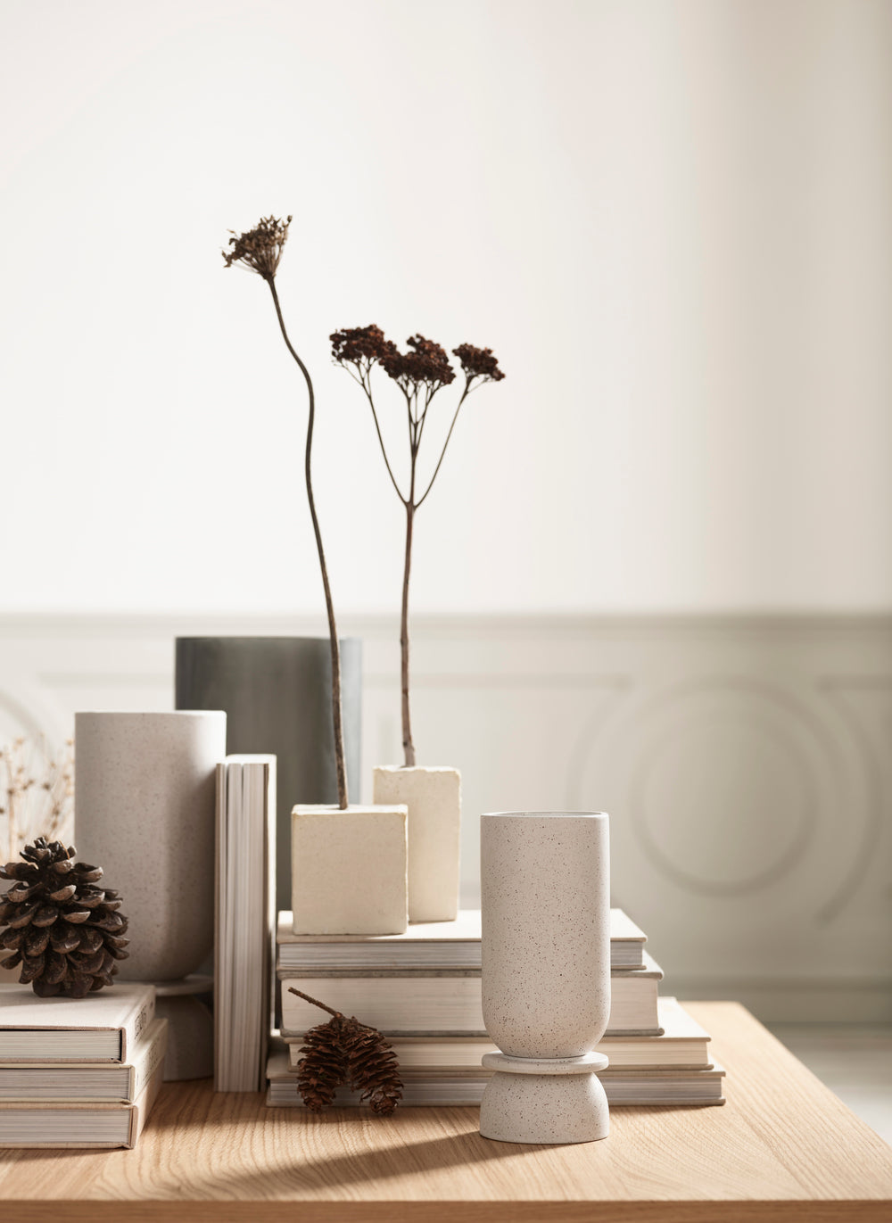 Stunde Vase Sandkeramik