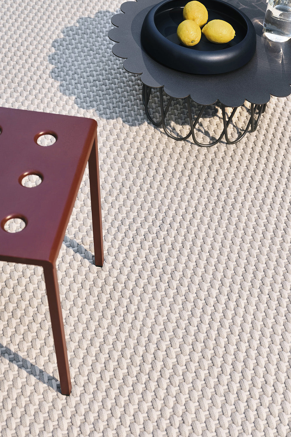 Buitenkleed LACE grijs-beige