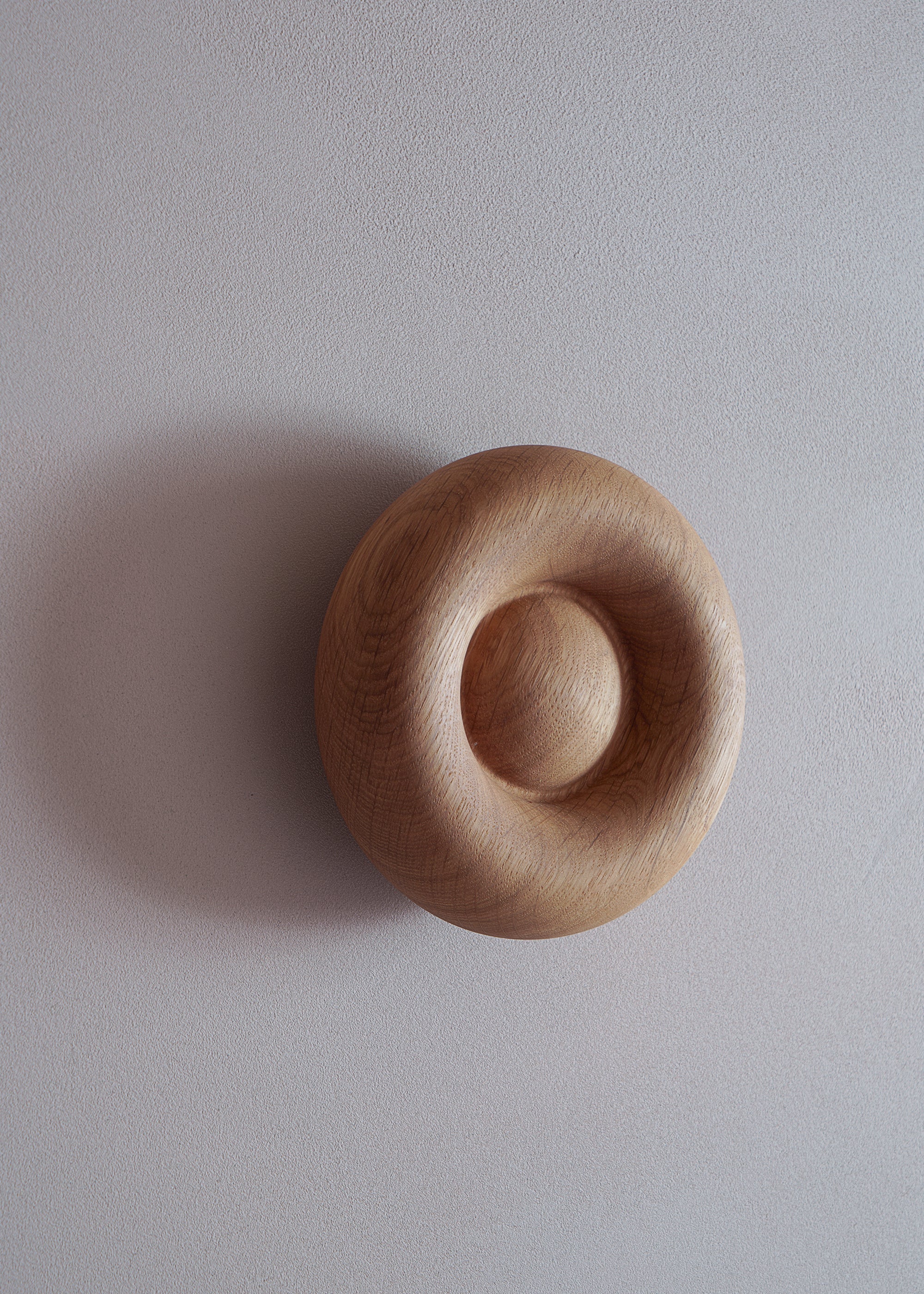 BLOP wall hook walnut wood