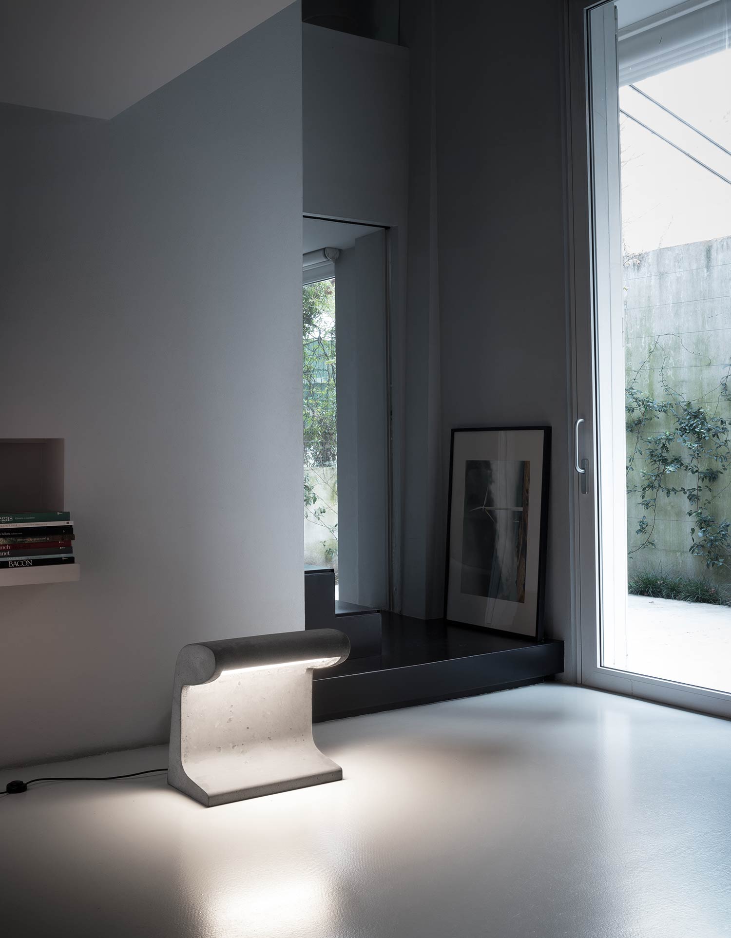 Stehlampe für den Außenbereich BORNE BÉTON Beton