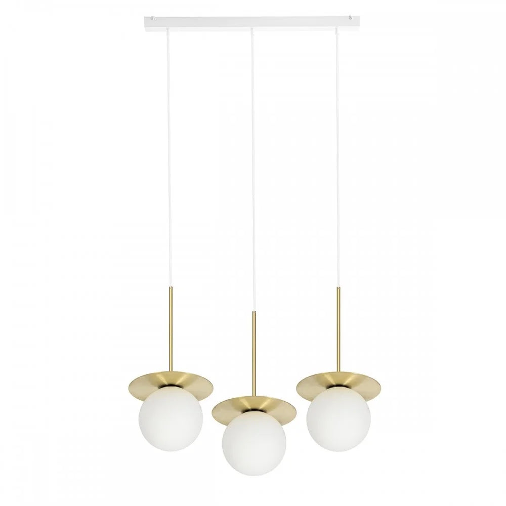 BORRA 3L Gold Pendant Lamp
