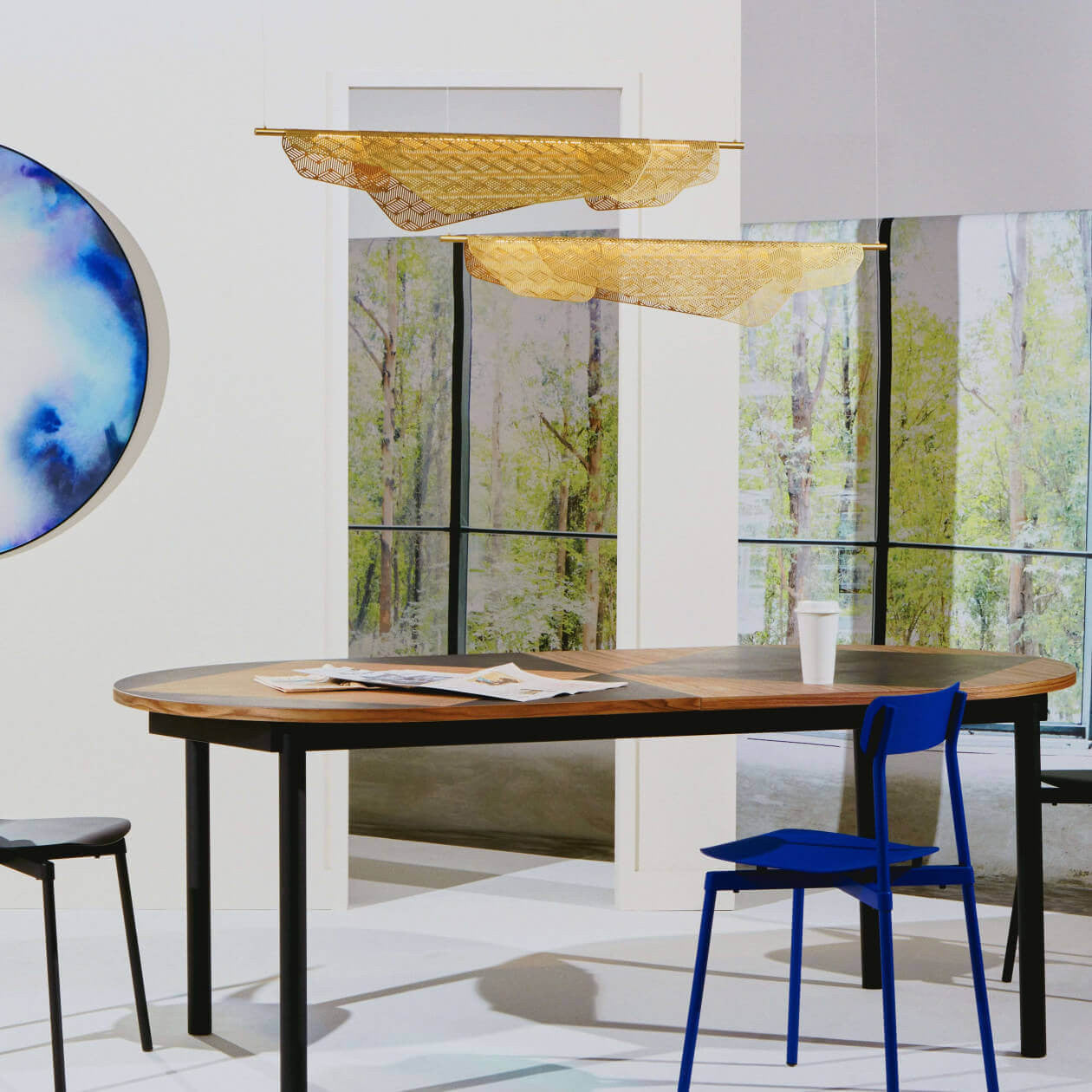 Plafondlamp MEDITERRANEA messing
