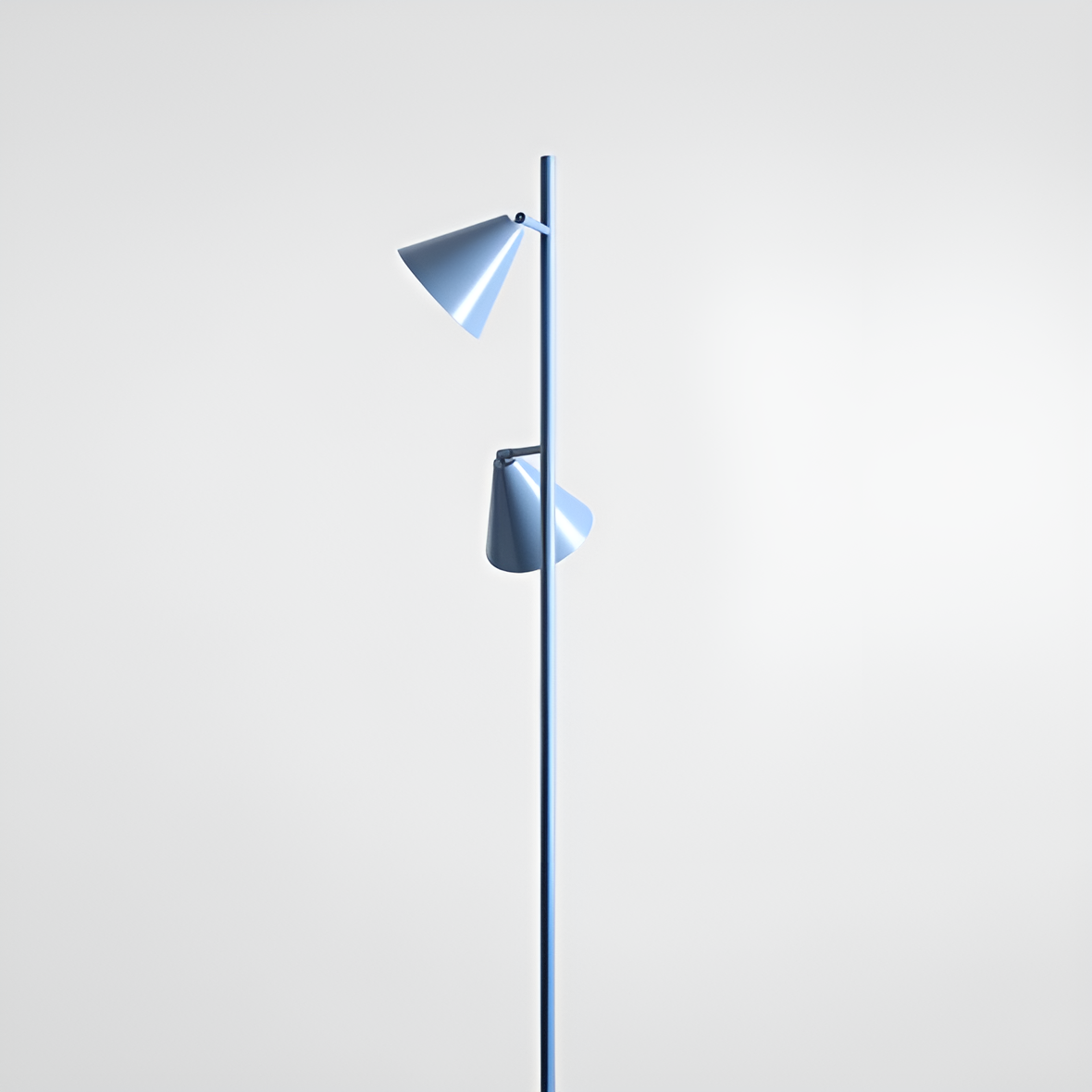 Stehleuchte FORM DUO blau