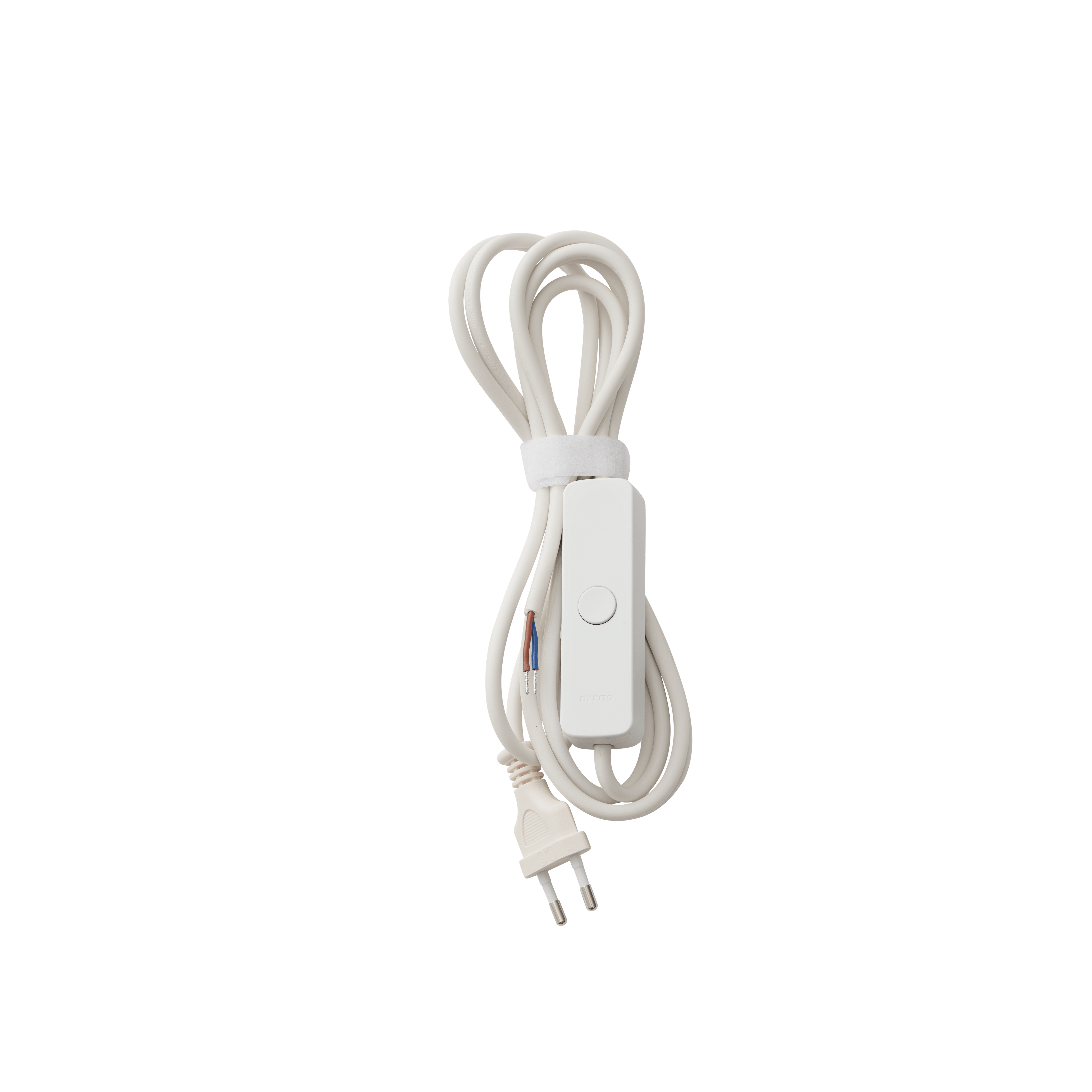 Wandlamp CALM wit met oranje rand