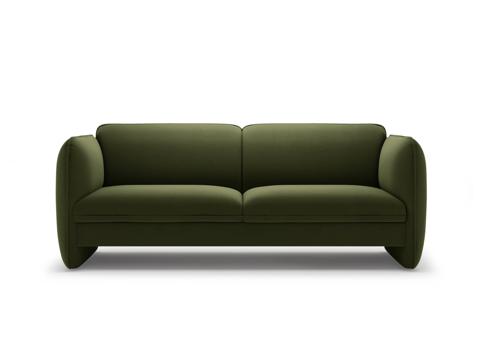 Velvet 3-Seater Sofa GEORGIA Green