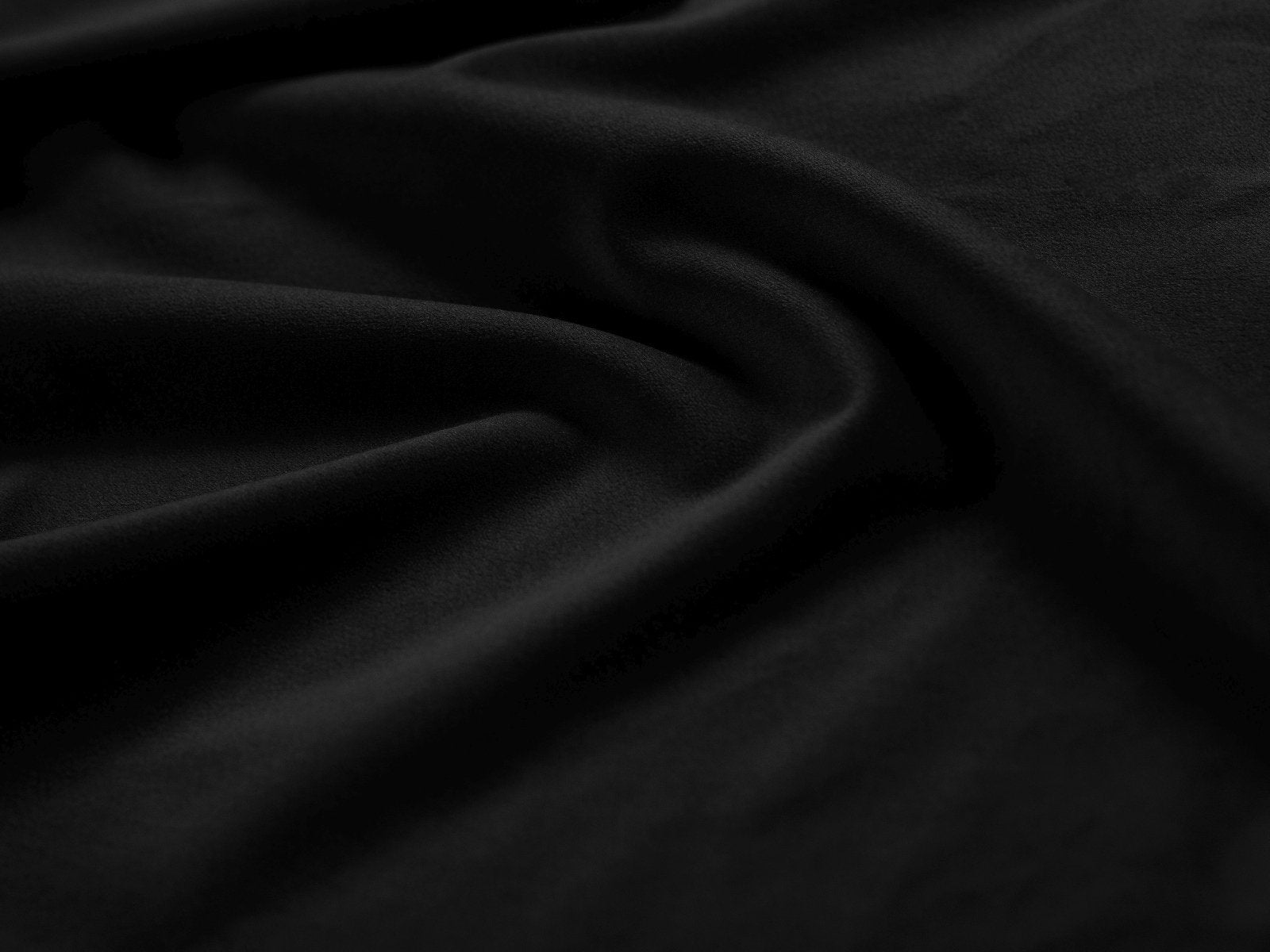 Sofa van fluweel voor 2 personen GEORGIA zwart