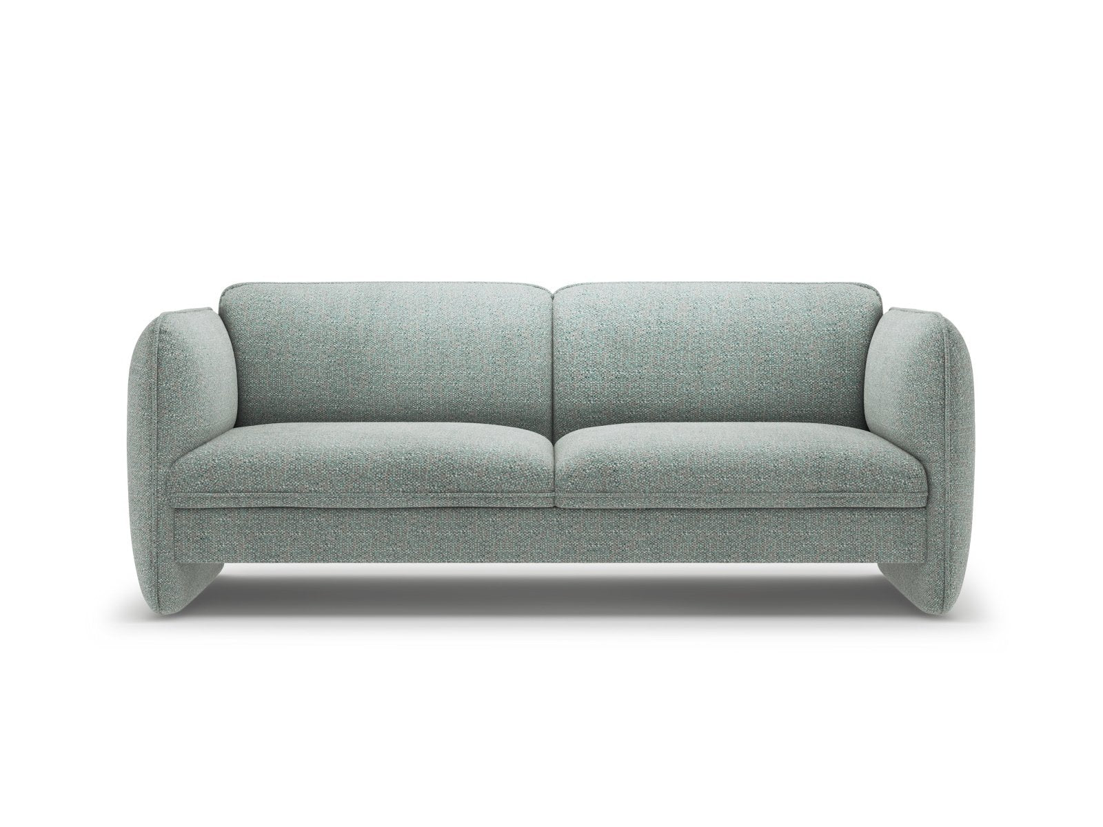 Sofa 3-Sitzer GEORGIA hellblau Chenille
