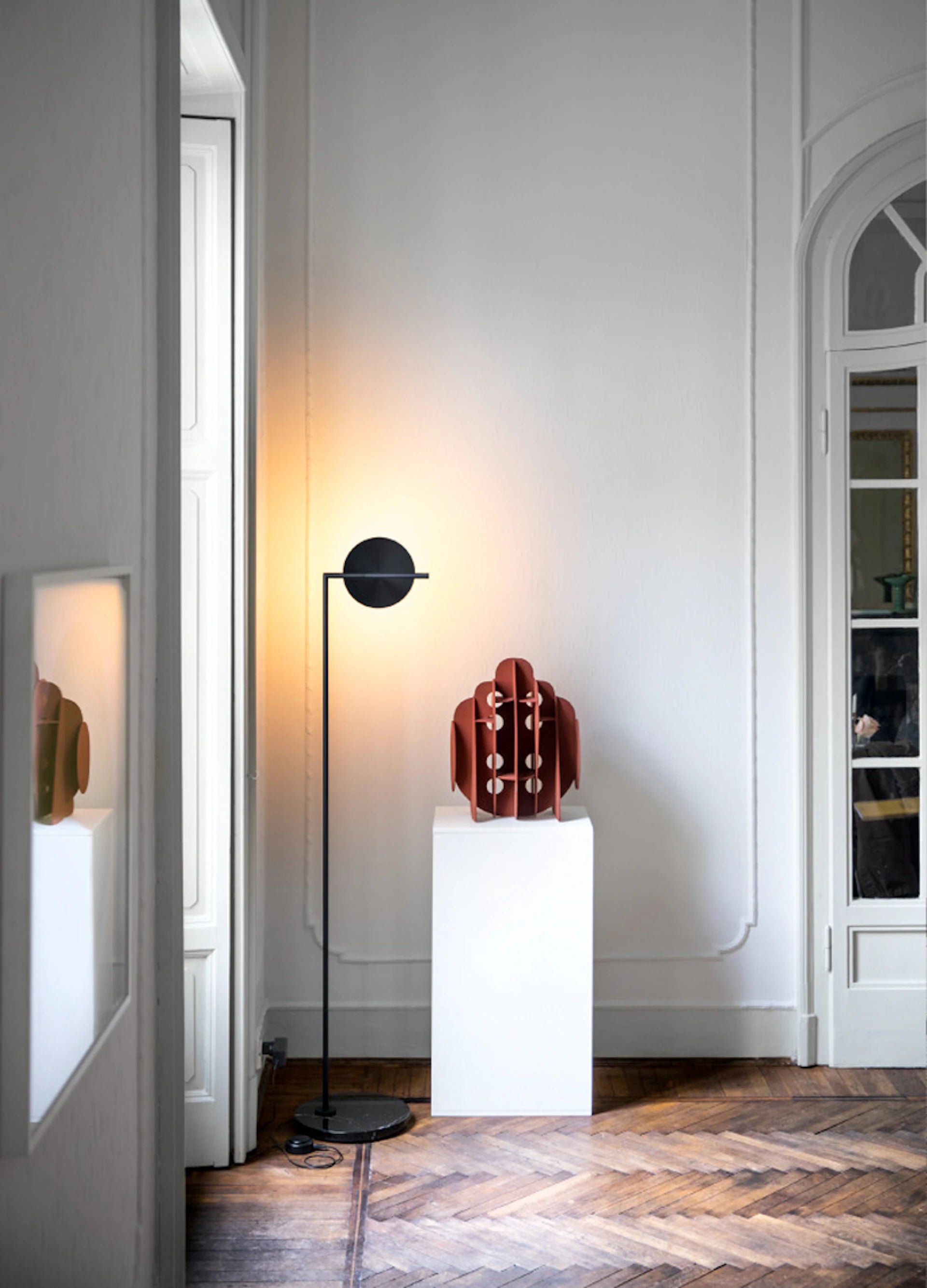 Captain Flint Gray Floor Lamp