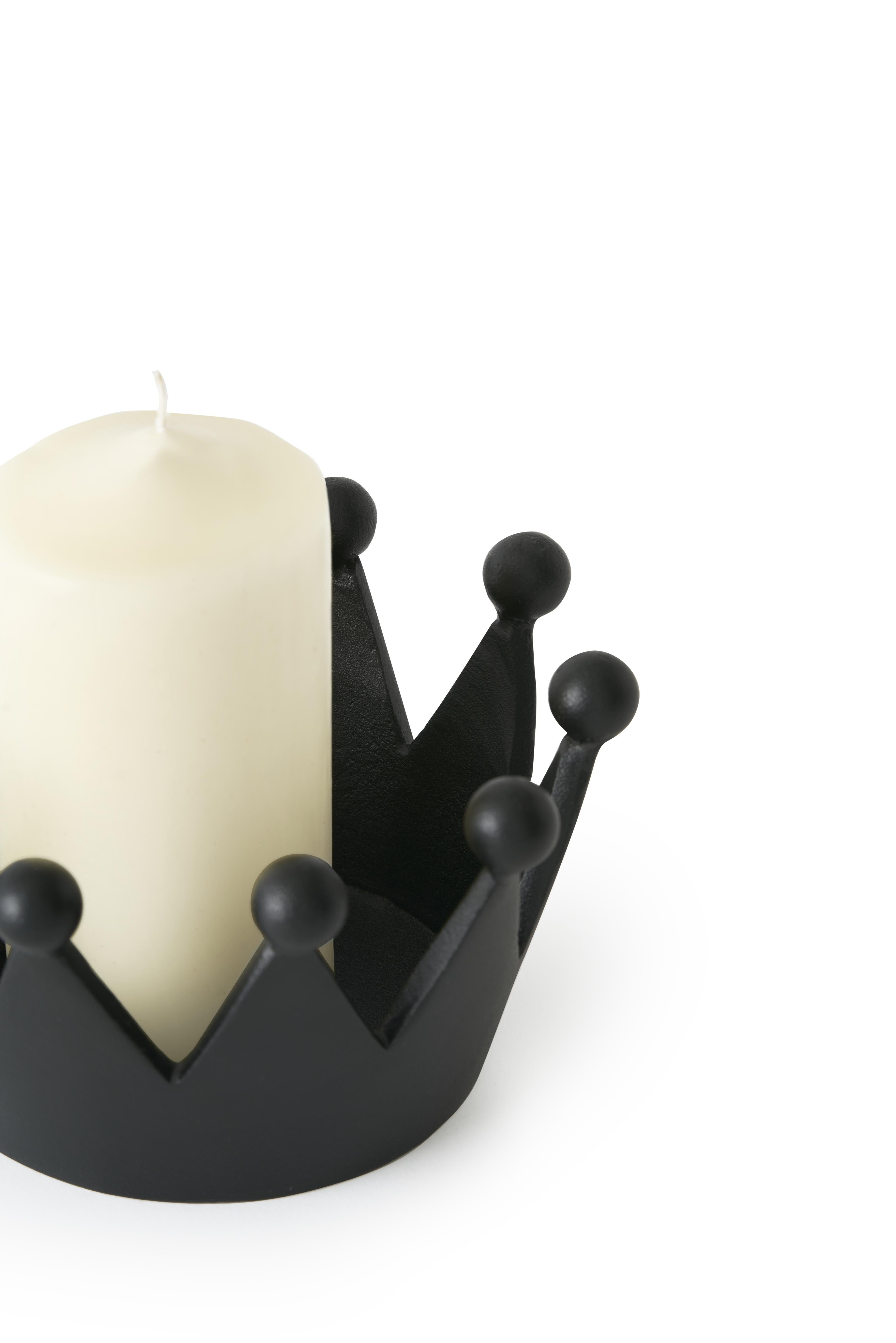 CAST CROWN Decoratie zwart