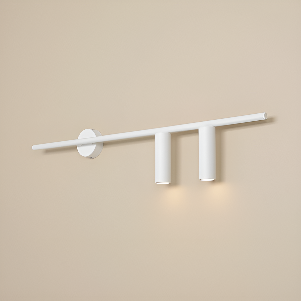 Kinkiet prawostronny TREVO DUO biały