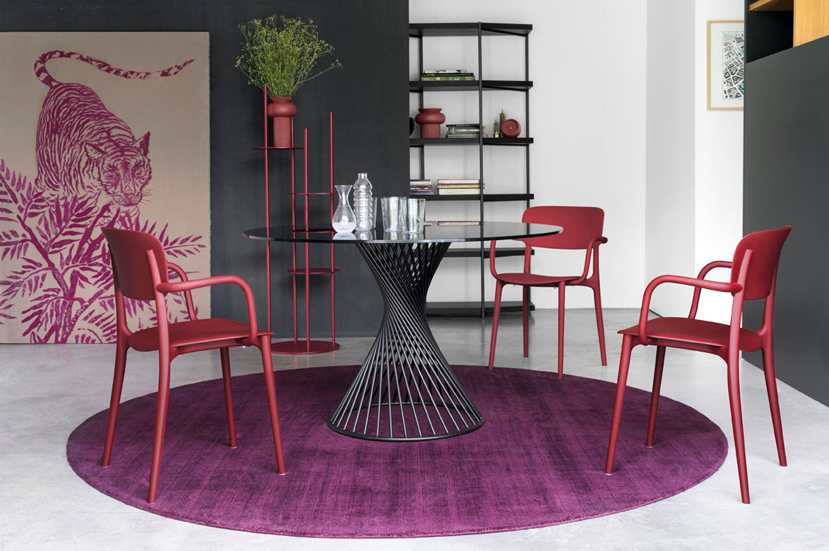 LIBERTY Armchair in Brick Red