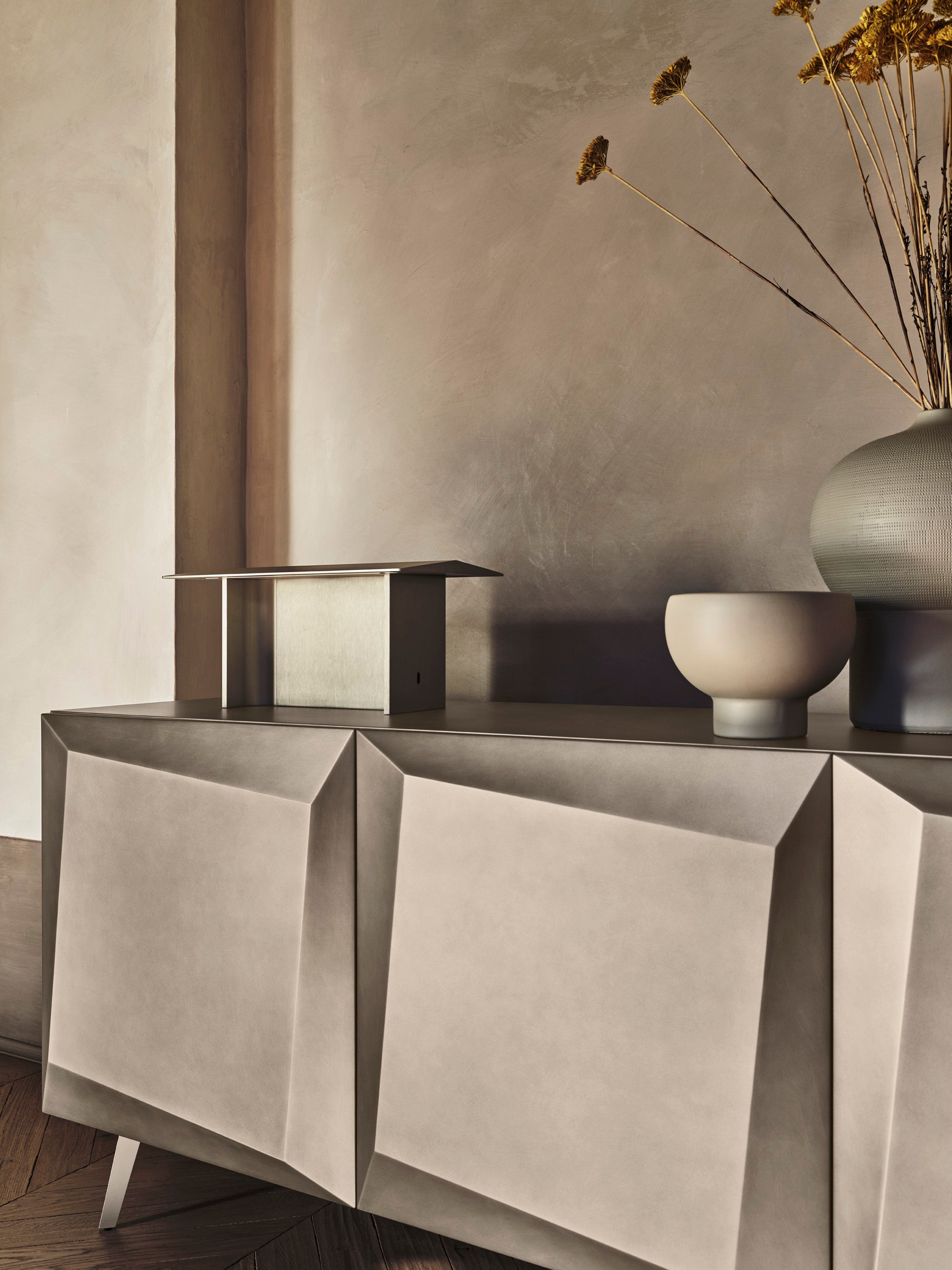 ALTEREGO Chest of Drawers Brushed Beige