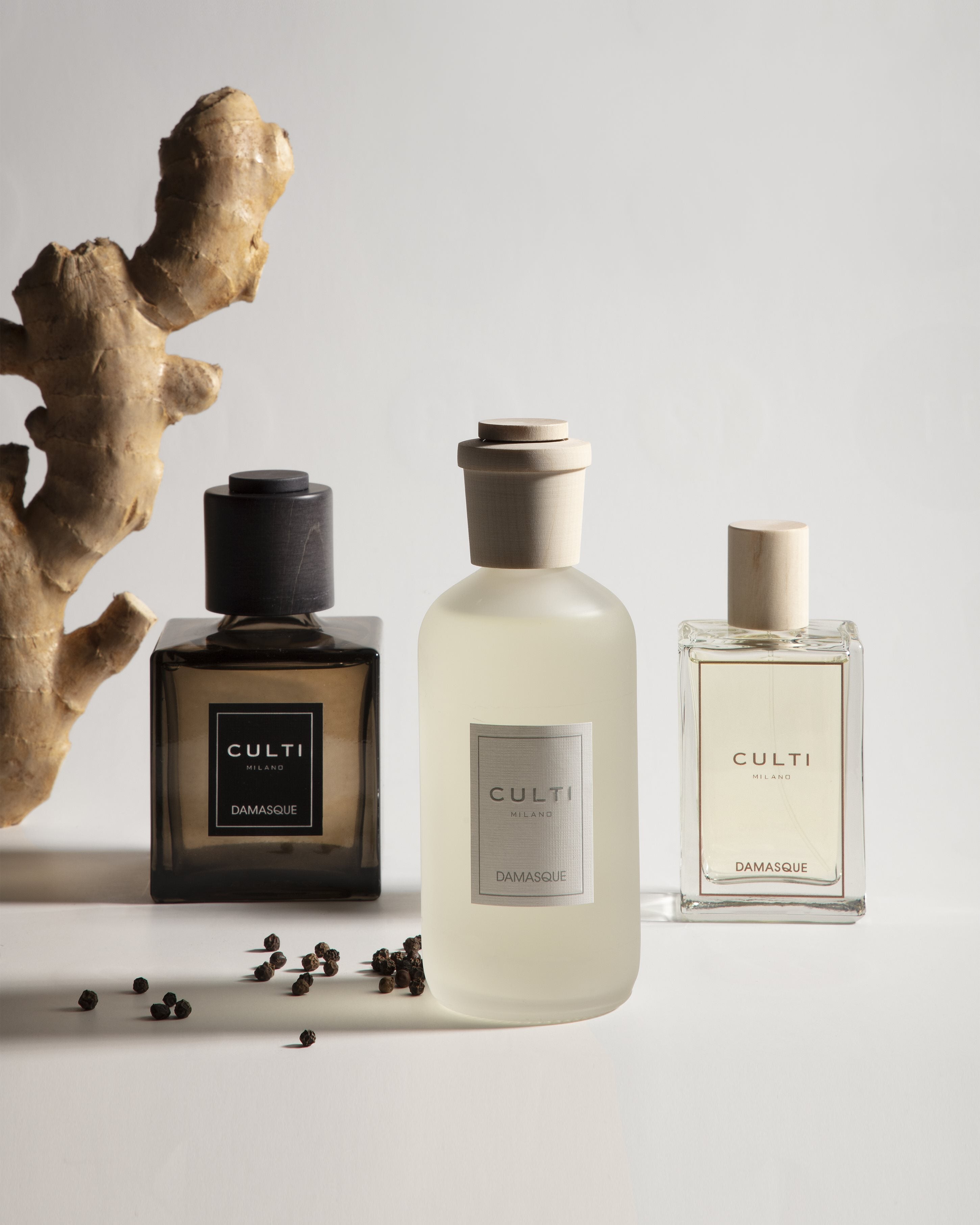 Geurobject DECOR - DAMASQUE met tonen van gember, zwarte peper, ceder, patchouli en opoponax [Amelia]