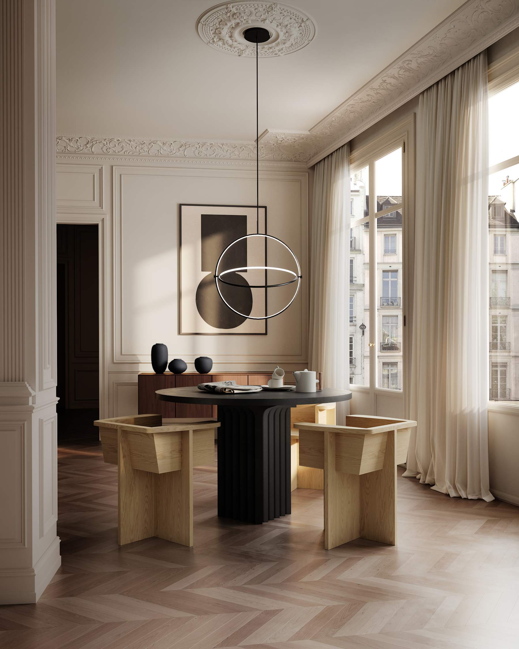 BRUTUS Stuhl aus Eiche