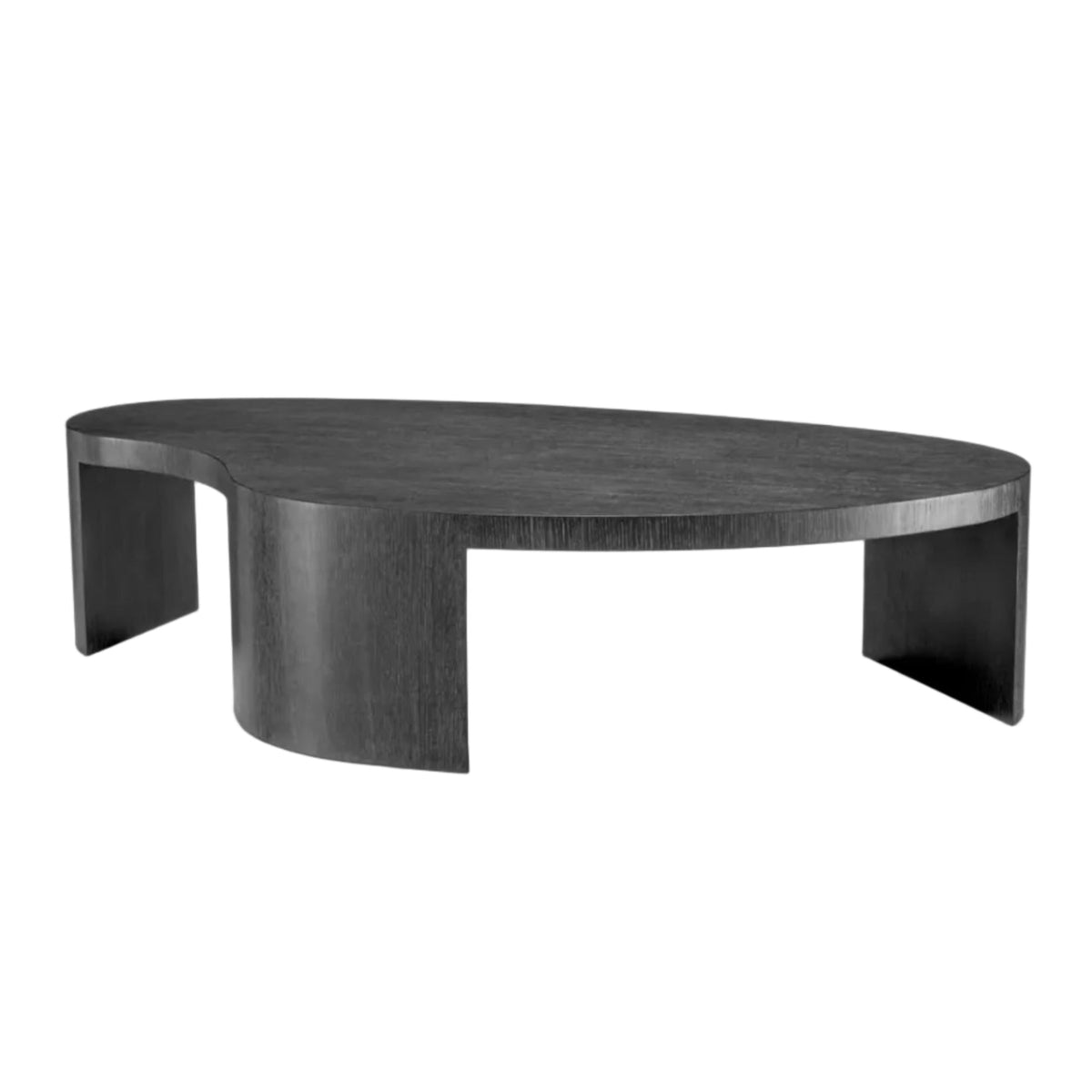 ANCONA grafietkleurige eikenhouten salontafel