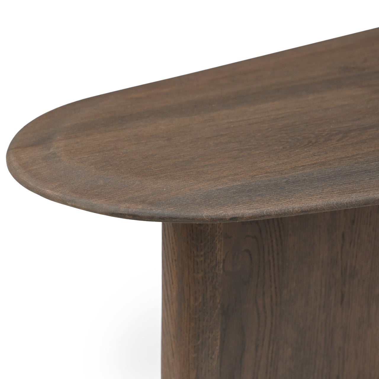 Set van salontafels CASTELLO bruin met marmeren blad