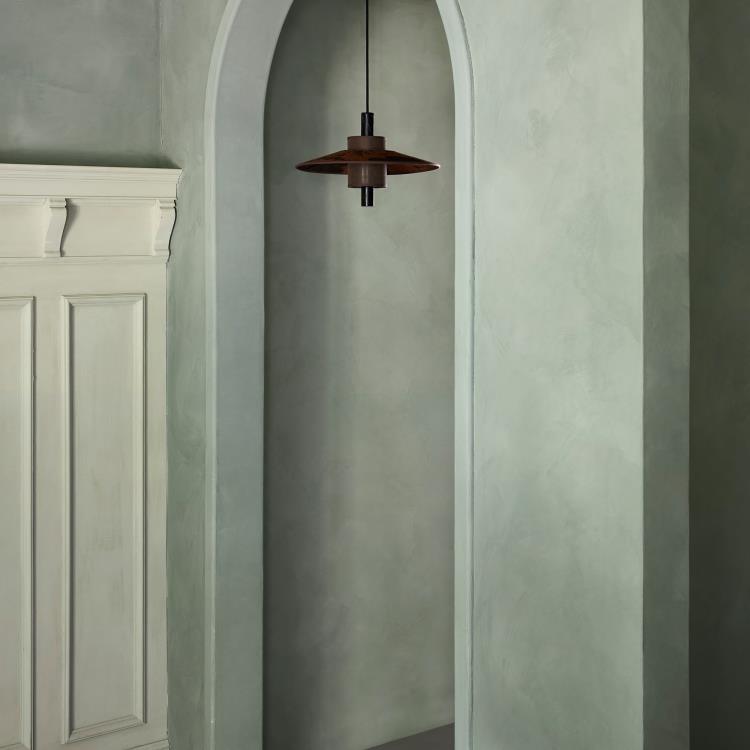 The thesee terracotta hanging lamp